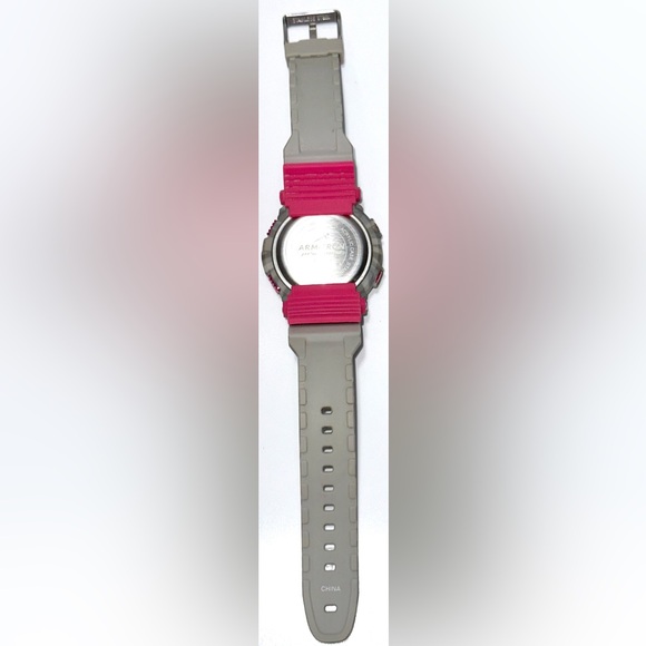 NEW Unisex 46mm Hot Pink & Gray Camo Digital Chronograph Armitron Watch WR330ft - Picture 13 of 17